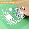 image12quot x 10ft Heat Transfer Vinyl HTV Rolls Black Sooez HTV Vinyl for TShirt Iron on Vinyl Easy to Cut ampamp Weed for DIY Heat Vinyls DesignSilver2