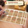 imageSooez 120pcs Tags Natural Kraft Labels Stickers for Presents 2quot x 3quot Self Adhesive From Santa Gift Tags North Pole Approved Wrapping Paper