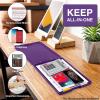 imageSooez Clipboard with Storage Plastic Storage Clipboard with Low Profile Clip Heavy Duty Nursing Clipboards Foldable Coaches Clip Board for Work Kids Teacher Must Haves Office School SuppliesPurple