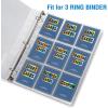 image36 Pack 9 Pocket Page Protectors Sooez Trading Card Sleeves for 3 Ring Binder Baseball Cards Holder Protective Pages Sheets for Binders Album Fit for YuGiOh MTG Game Business ampamp Sports Cards120