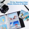 imageSooez 30 Pack Heavy Duty Photos or Postcards Page Protectors Plastic Clear Photo Holder Sleeves for 3 Ring Binder Two 5 x 7 Pockets Per Page Top Loading Perfect for Checking ampamp Organizing30