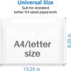imageSooez 6 Pack Plastic Envelopes File Folders Rainforced Clear Folder Important Document Organizer A4 Letter Size Bill Receipt Paper Holder Organizer Folder with Closure for School Office10