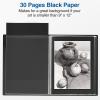 imageSooez Binder with Plastic Sleeves 30Pocket Displays 60 Pages 9x12 Presentation Folders with Clear Sheet Protectors Art Portfolio with 30 Black Paper for Certificate amp Office ProjectPurple