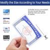 imageSooez 10 Pack Social Security Card Protector 24 Mil Thick Card Protector Sleeves Protective Credit Card Sleeve Clear Card Sleeves Perfect Fit for Social Security Medicare Credit Business Card6