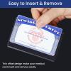 imageSooez 10 Pack Social Security Card Protector 24 Mil Thick Card Protector Sleeves Protective Credit Card Sleeve Clear Card Sleeves Perfect Fit for Social Security Medicare Credit Business Card20