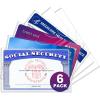 imageSooez 10 Pack Social Security Card Protector 24 Mil Thick Card Protector Sleeves Protective Credit Card Sleeve Clear Card Sleeves Perfect Fit for Social Security Medicare Credit Business Card6