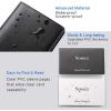 imageSooez ZipEnclosed Business Card Holder Organizer Professional Credit Card Case Book for Women Men 240 Capacity Premium Vegan Leather Gift Card Organizer Storage Business Card Wallet PurpleGrass Green