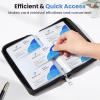 imageSooez ZipEnclosed Business Card Holder Organizer Professional Credit Card Case Book for Women Men 240 Capacity Premium Vegan Leather Gift Card Organizer Storage Business Card Wallet PurpleBrown