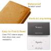 imageSooez ZipEnclosed Business Card Holder Organizer Professional Credit Card Case Book for Women Men 240 Capacity Premium Vegan Leather Gift Card Organizer Storage Business Card Wallet PurpleOrange