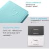 imageSooez ZipEnclosed Business Card Holder Organizer Professional Credit Card Case Book for Women Men 240 Capacity Premium Vegan Leather Gift Card Organizer Storage Business Card Wallet PurpleMint Green