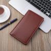 imageSooez ZipEnclosed Business Card Holder Organizer Professional Credit Card Case Book for Women Men 240 Capacity Premium Vegan Leather Gift Card Organizer Storage Business Card Wallet PurpleBrown